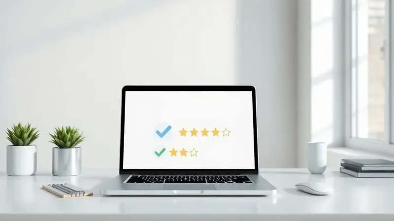 Ilustração digital representando avaliações positivas de usuários e testes de desempenho de impressoras.