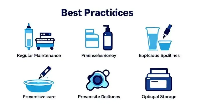 Diagrama conceitual ilustrando boas práticas de manutenção para evitar problemas com tinta