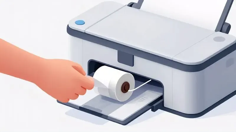 Carregamento correto de ribbon e etiquetas na impressora Zebra ZD220