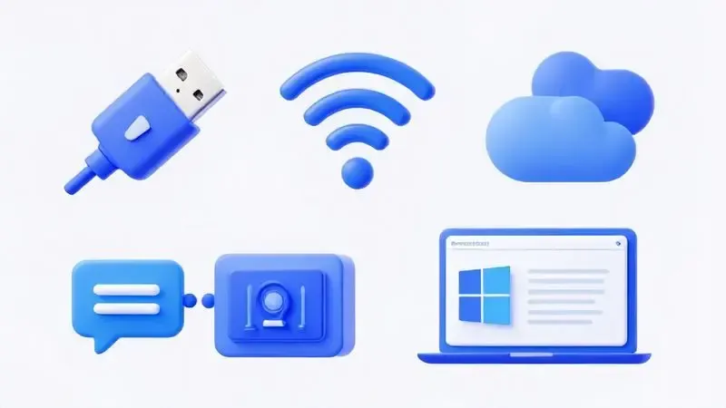 Representação visual dos diferentes cenários e soluções específicas para impressora offline