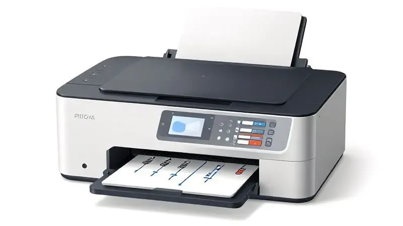 Diagnóstico visual de problemas após recarga de tinta em impressora