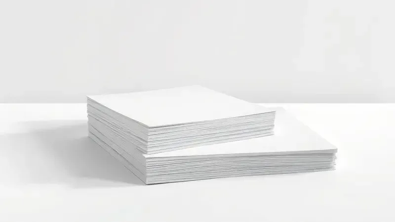 Representação conceitual comparando uma pilha de papéis com cores intensas e outra pilha com tons de cinza.