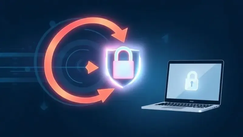 Conceito visual de download seguro de drivers de fontes confiáveis