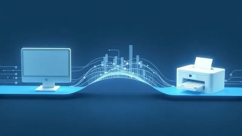 Diagrama conceitual ilustrando como os drivers conectam o computador à impressora