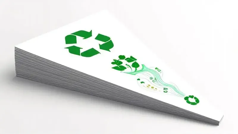 Economia de papel através da impressão duplex demonstrando redução de recursos