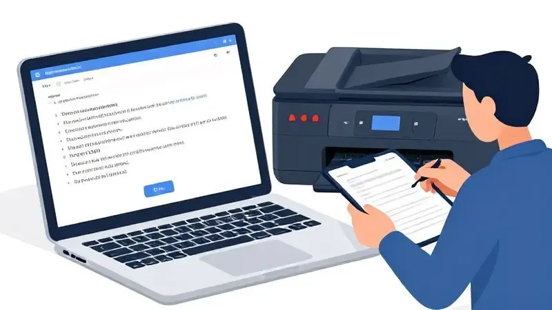 Erros comuns durante reset de impressora e processo de correção