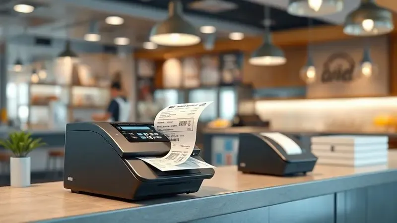 Impressora térmica integrada ao sistema de pedidos para restaurantes