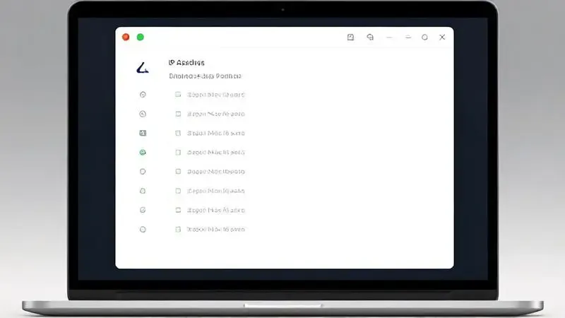 Interface conceitual do macOS mostrando preferências de rede e localização de IP