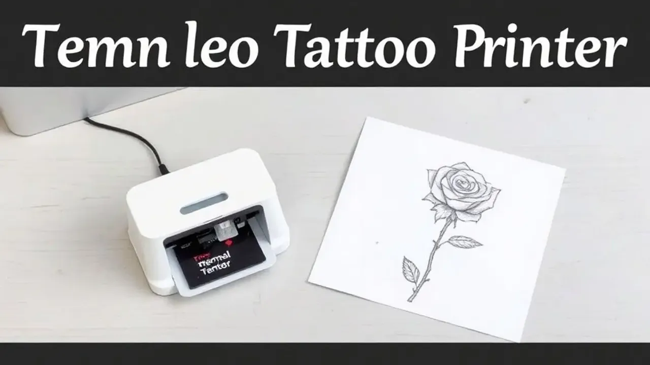 As 11 Melhores Impressoras para Decalque de Tatuagem de 2025: Guia Definitivo