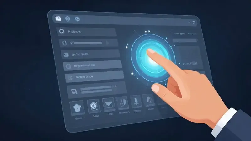 Illustration of network configuration steps through printer interface for IP setup