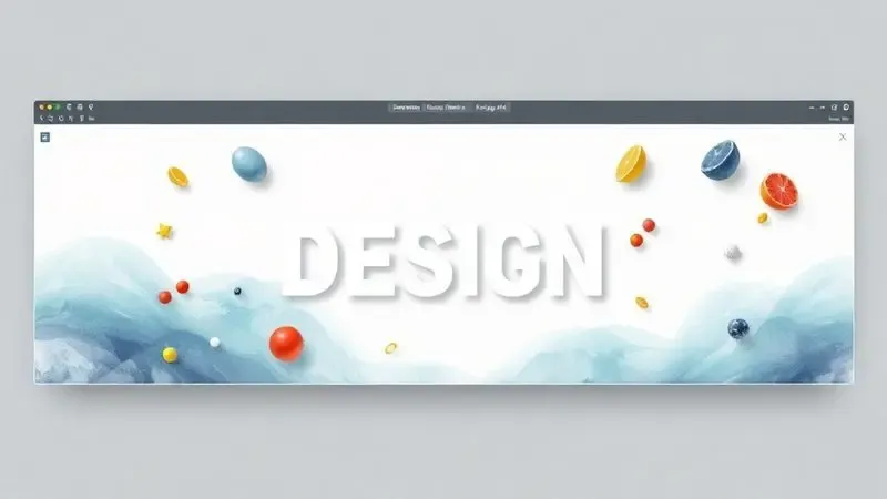 Ilustração do processo de criação de faixa com elementos gráficos e tipografia