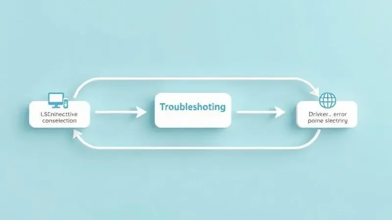 Processo conceitual de solução de problemas para instalação de drivers de impressora